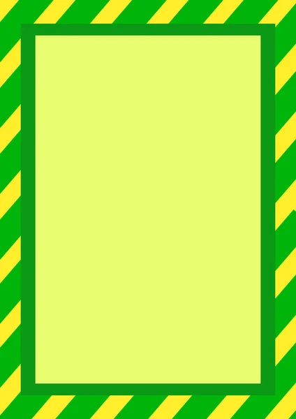 黄色和绿色条纹文本模板 文字的位置 背景图像 — 图库矢量图片