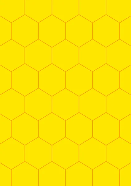 Шаблон Текста Медоносных Пчел Желтом Фоне Место Смс Плакат Пчеловодство — стоковый вектор