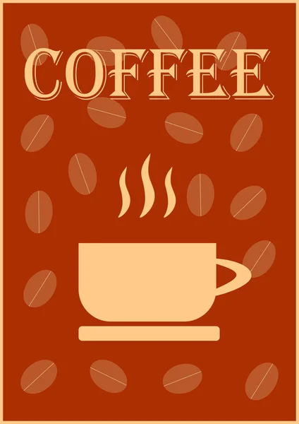 Sablon szöveges kávézó kávézó. — Stock Vector