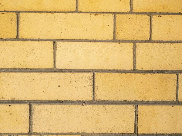 米黄色砖墙的纹理 有文字的地方 背景图像 自由的地方 建筑部门 — 图库照片