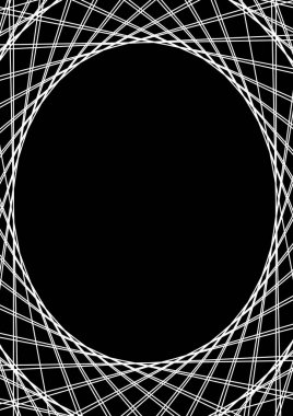 Metin vektörü yuvarlak portre çerçevesi için şablon. Mesaj için yer. Soyutlama. Arkaplan resmi. Poster. Reklam panosunda reklamcılık. Fotoğraf çerçevesi.