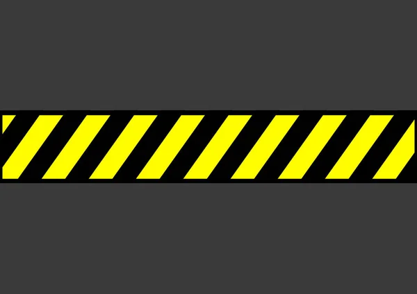 テキスト用の黄色の背景テンプレート上の黒いストライプ 注意交通は禁止です 危険を避けろ ポスター 看板に広告 ベクトル背景画像 警告サインだ フェンスのテープ — ストックベクタ