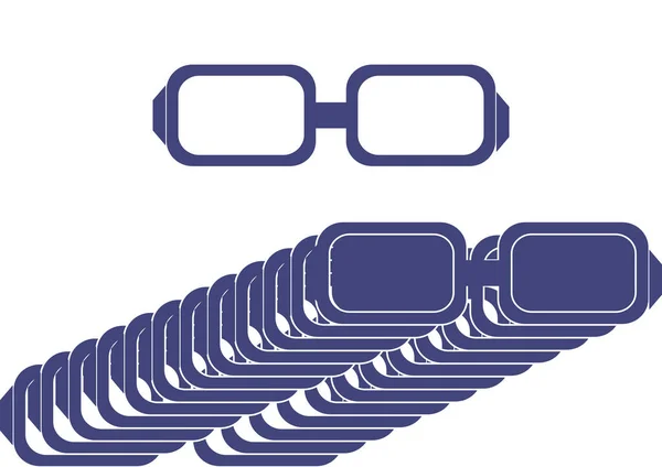 テキストのための場所と視覚ベクトル画像のための眼鏡 ポスター 光学店の広告 低視力のための眼鏡を販売 アカウントに広告 テキスト用のテンプレート 医療観光客 — ストックベクタ