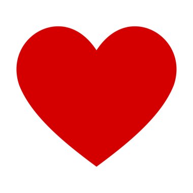 kalp ikonu tasarım elementi. Logo elemanı çizimi. Aşk simgesi simgesi