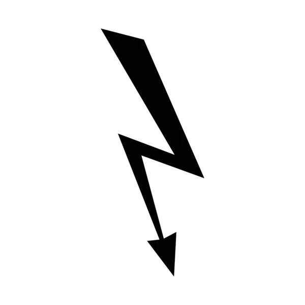 Prvek Návrhu Ikon Blesku Obrázek Prvku Loga Ikona Symbolu Hromu — Stockový vektor