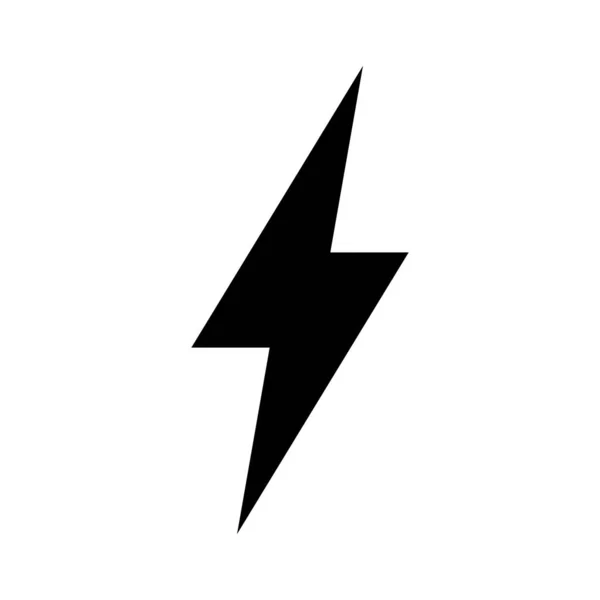 Lightning Icon Design Element Logo Element Illustration Thunder Symbol Icon — Stock Vector