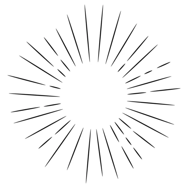 Каракулі Елемент Дизайну Спалахом Руки Намальований — стоковий вектор