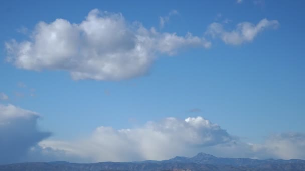 Lapso Tempo Nuvens Móveis Céu Azul — Vídeo de Stock