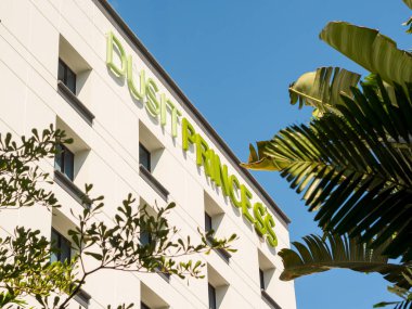 Bangkok, Tayland - 26 Kasım 2019 Dusit Princess Hotel 'in dışı, Bangkok' ta 4 yıldızlı otel.