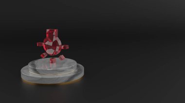 Ampul simgesinin 3D canlandırması