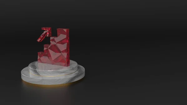 Promosyon simgesinin 3D canlandırması