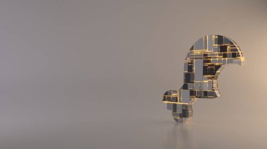 ışık arkaplan 3d çizim simgesi baget ısırığı simgesi