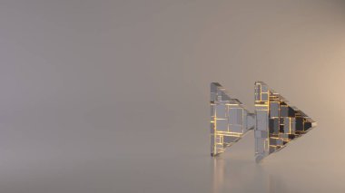 ışık arkaplan 3d hızlı ileri resim simgesi