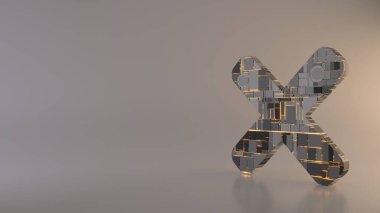 ışık arkaplan 3d zaman simgesi oluşturma simgesi