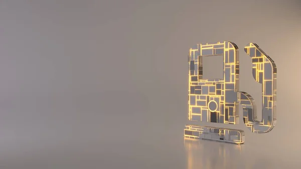 hafif arkaplan 3d benzin pompası simgesi