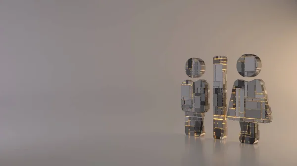 hafif arkaplan 3d tuvalet simgesi oluşturma