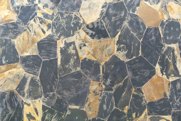 Steinboden Aus Bunten Granitmosaiken — Stockfoto