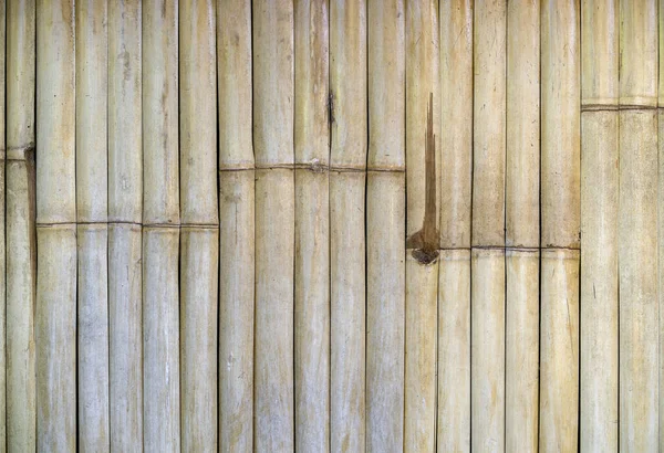 Oude Bruine Bamboe Hek Textuur Voor Achtergrond — Stockfoto