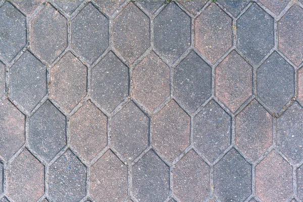 Textura Baldosa Pavimentada Parte Inferior Calle Ladrillo Cemento Cuadrado Fondo — Foto de Stock