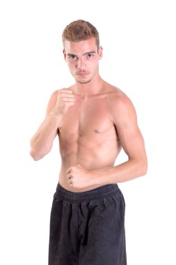 yakışıklı karate avcı