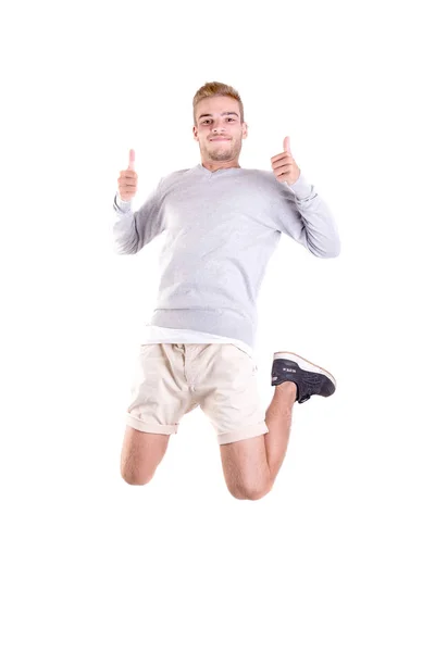 Young man jumping — Stock Photo, Image