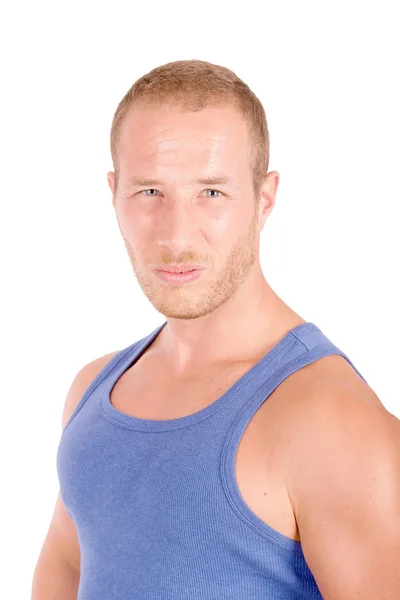 Young man posing in studio — Stock Photo, Image