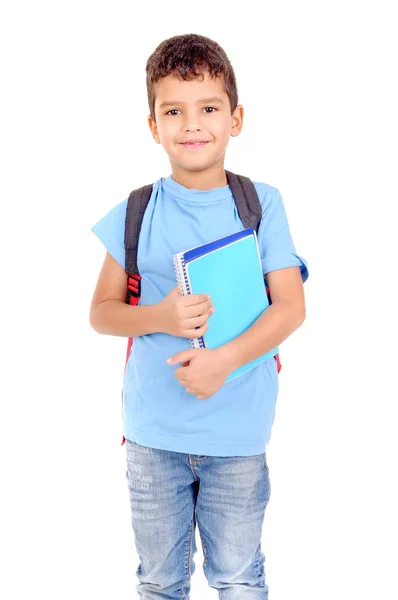 Αγόρι έτοιμο στο σχολείο — Φωτογραφία Αρχείου