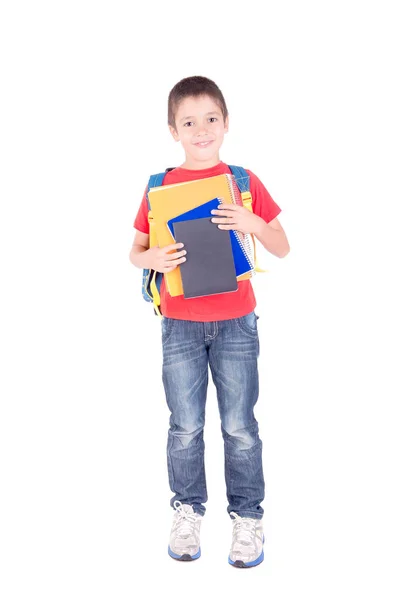 Ragazzo pronto a scuola — Foto Stock