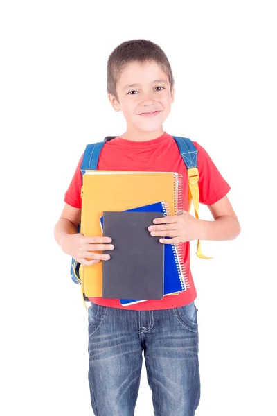 Chłopiec gotowe do szkoły — Zdjęcie stockowe