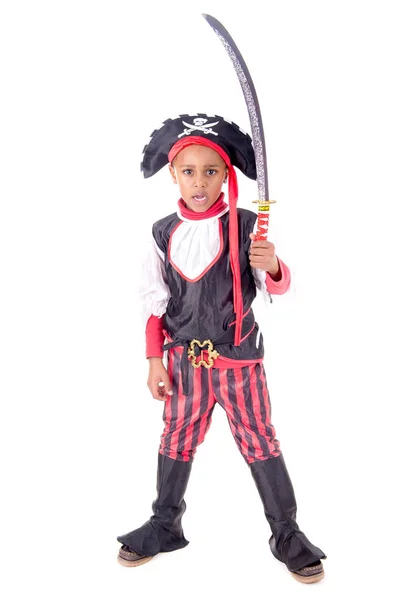 Menino Pirata — Fotografia de Stock