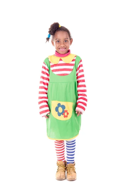 Lilla clown flicka — Stockfoto