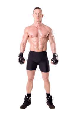 eldiven ile poz avcı