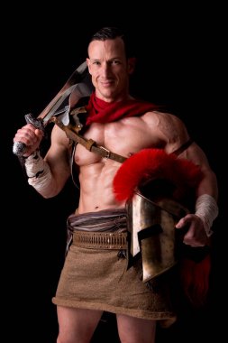 Adam gladyatör zırh