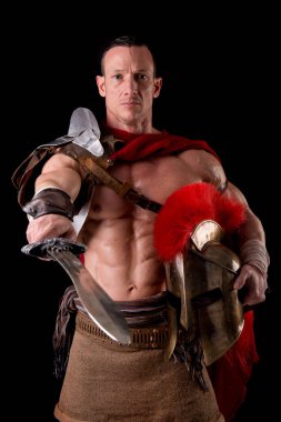 Adam gladyatör zırh