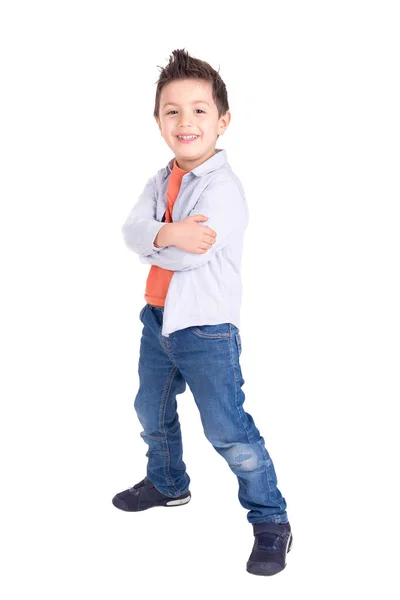 Little boy having fun — Stock Photo, Image