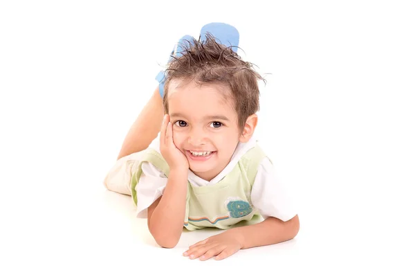 Little boy having fun — Stock Photo, Image