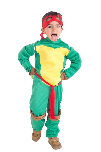 Pojke i carnaval kostym — Stockfoto