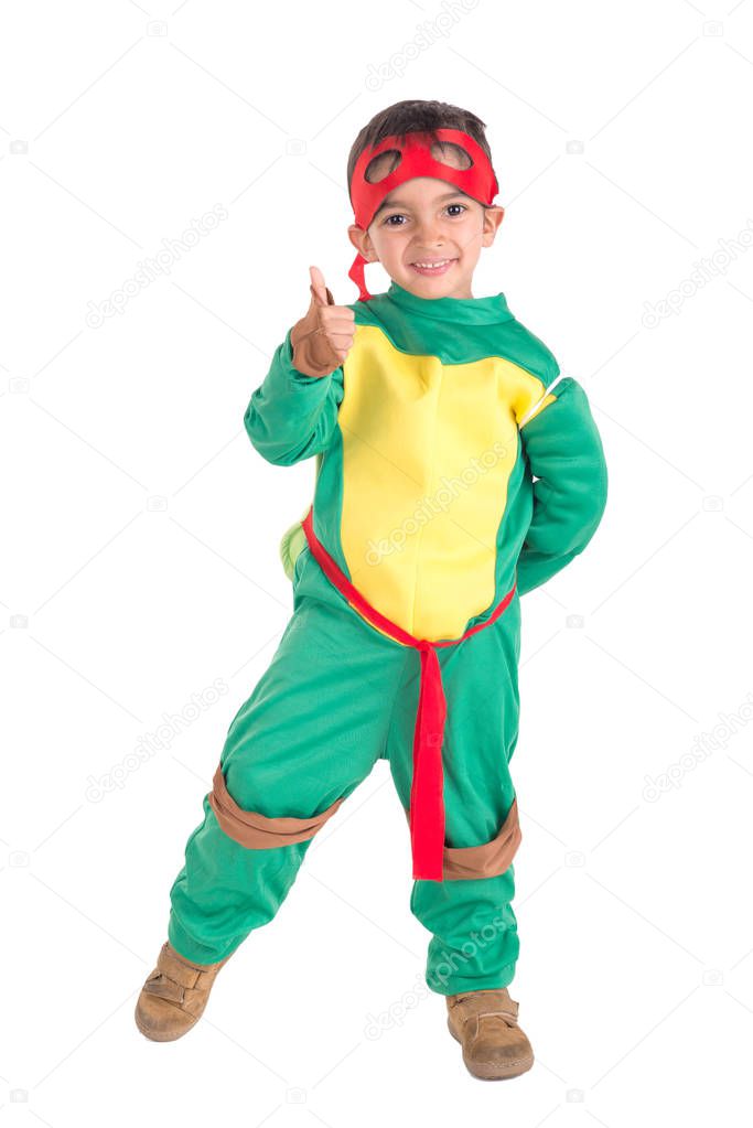 Boy in carnaval costume