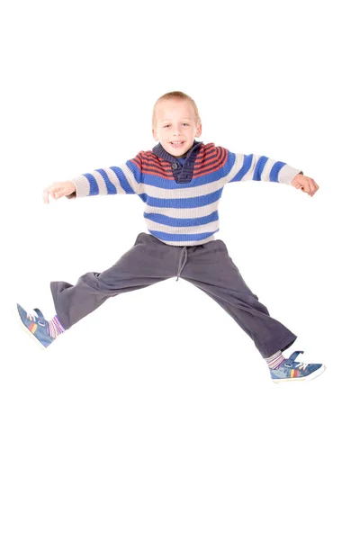 Kleine jongen poseren — Stockfoto