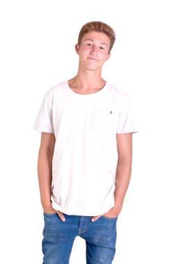 Yakışıklı genç adam.