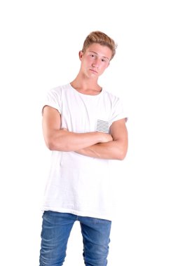 Yakışıklı genç adam.