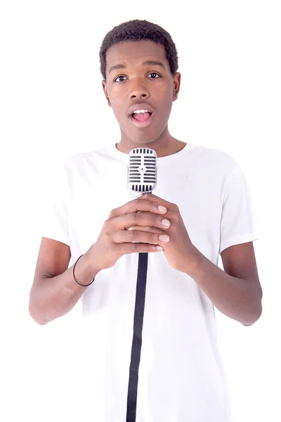 Handsome Young Man Posing Isolated — Stock Photo, Image