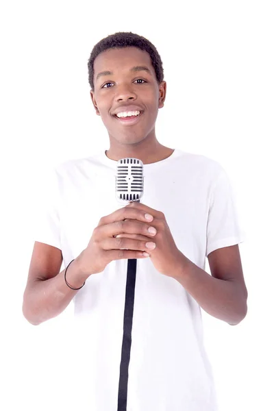 Handsome Young Man Posing Isolated — Stock Photo, Image