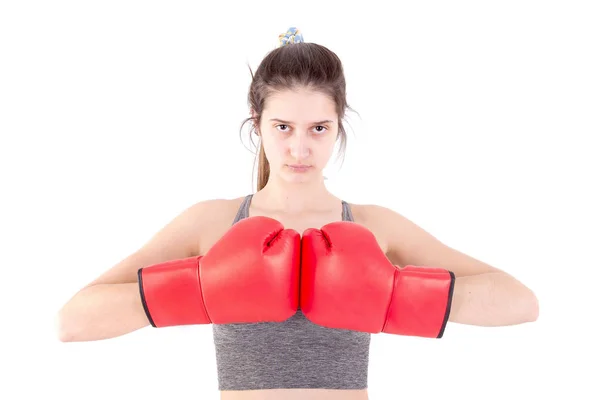 Jovem boxeador — Fotografia de Stock