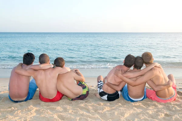 Grupp vänner — Stockfoto