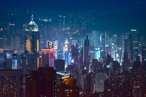 Hong kong Merkez ilçe manzarası 