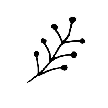 Sevgililer Günü için bir dalın vektör görüntüsü