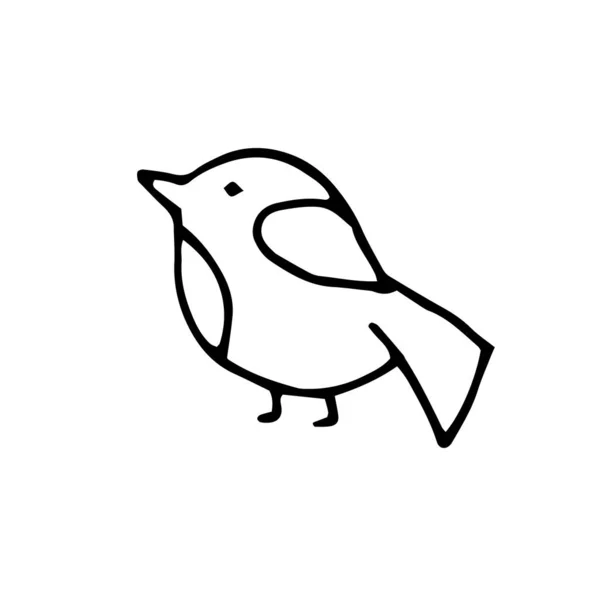 Imagen Vectorial Pájaro — Vector de stock