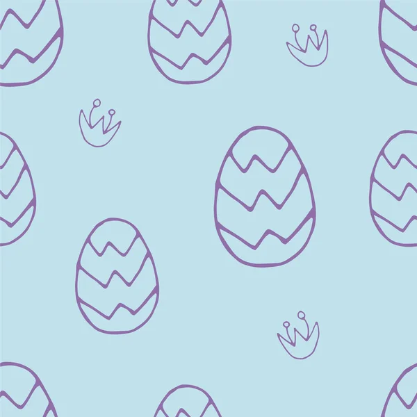 Seamless pattern on the theme of the holiday of Easter. Easter spring background