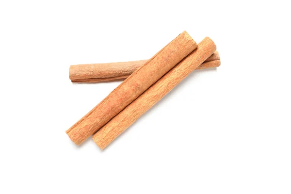 Cinnamon sticks isolated on white background. Sweet spice — Stock Photo, Image